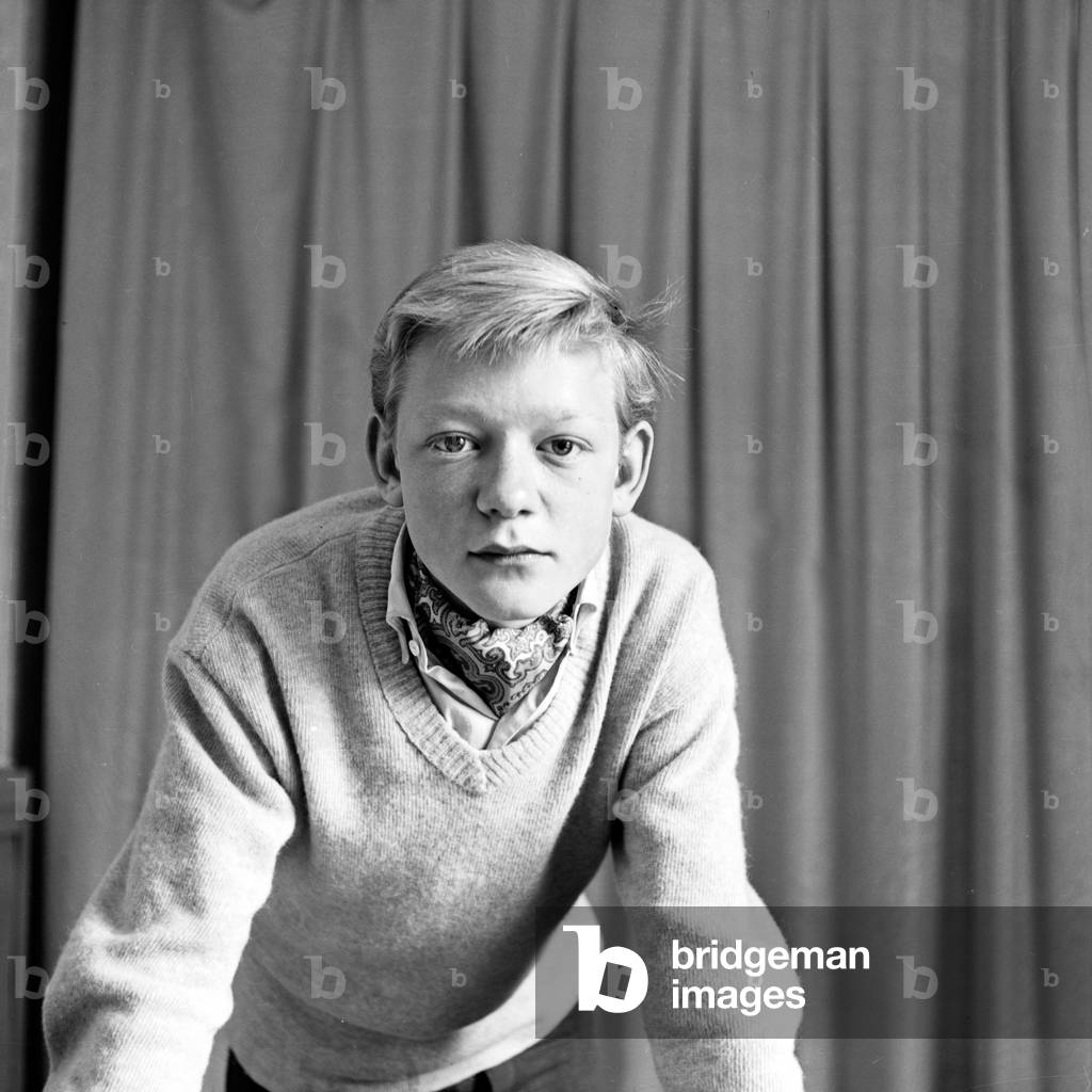 Son of cabaret artist and actor Kurt Klopsch at Hamburg, Germany 1950s