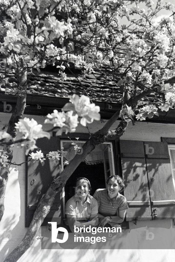 A trip into the Black Forest, Germany 1930s (b/w photo)