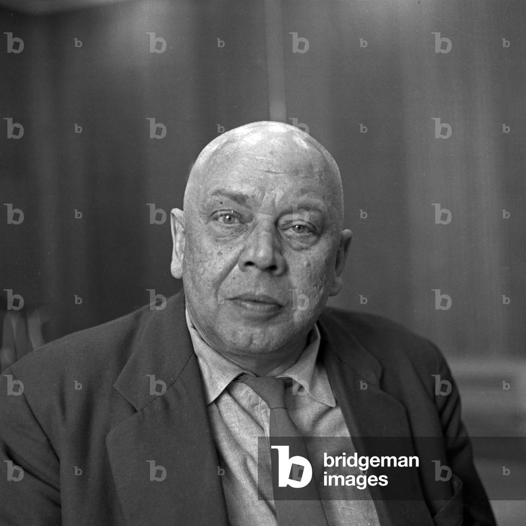 German actor Hans Mahnke, Germany 1950s