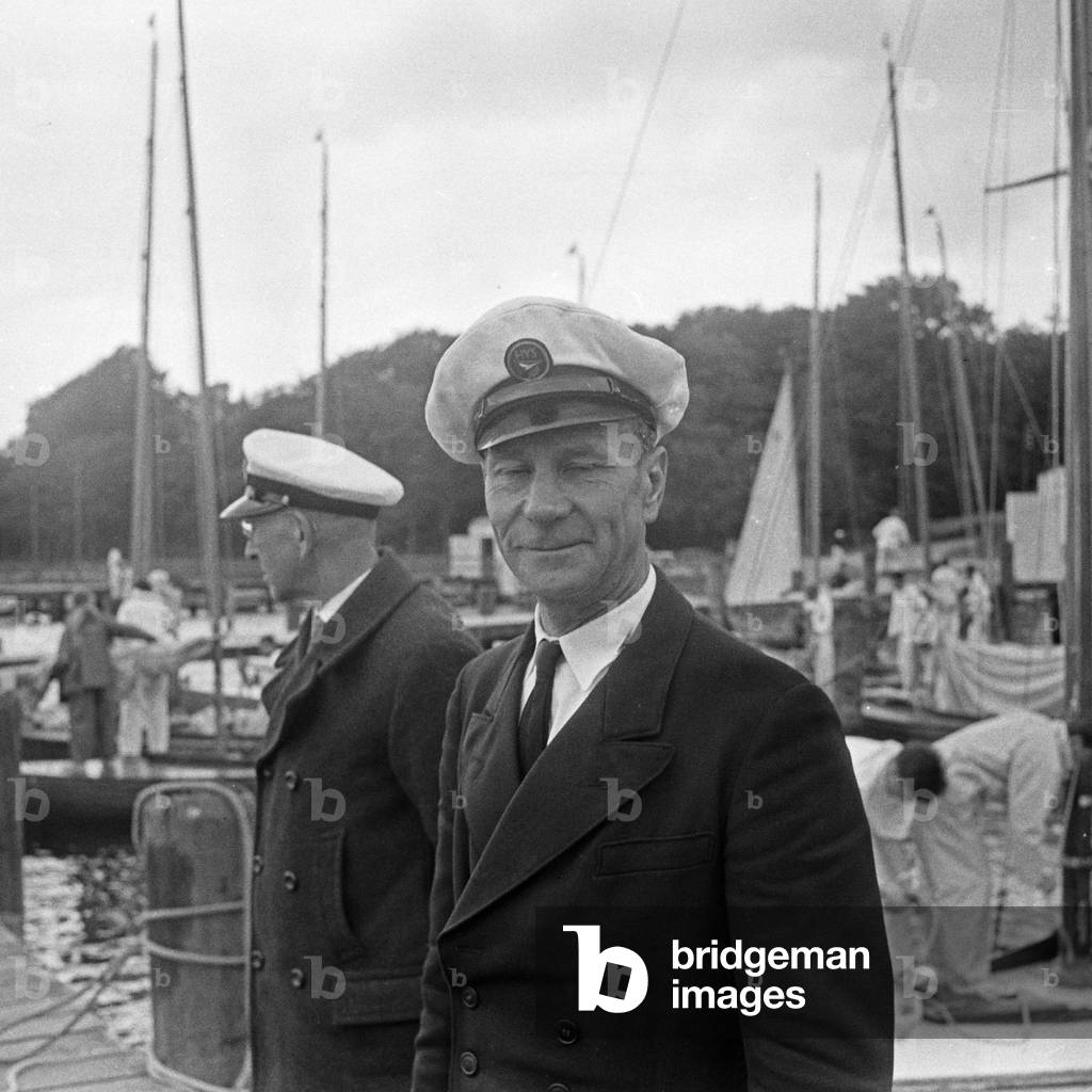 Instructor of the Hanseatic Yachting school, Germany 1950s