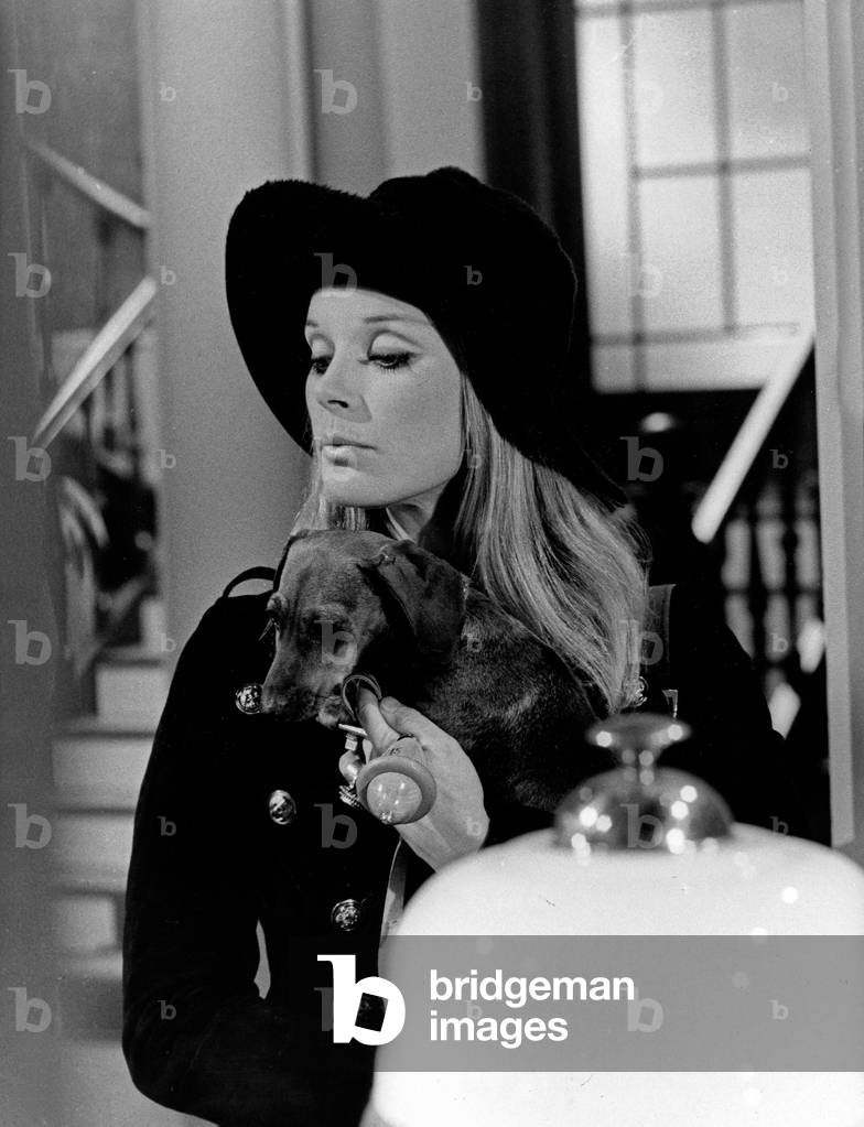 German actress, singer and director Elke Sommer, Germany 1970s