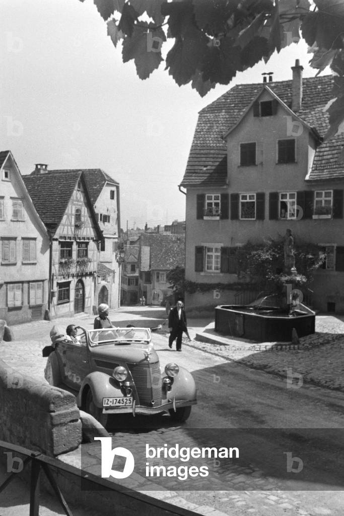 A trip to Marbach, Germany 1930s (b/w photo)