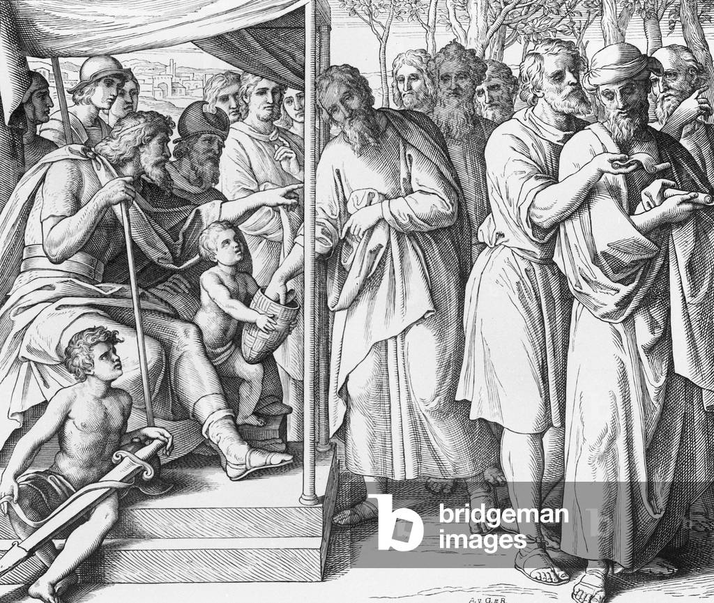 Scene from the Old Testament of the Holy Bible