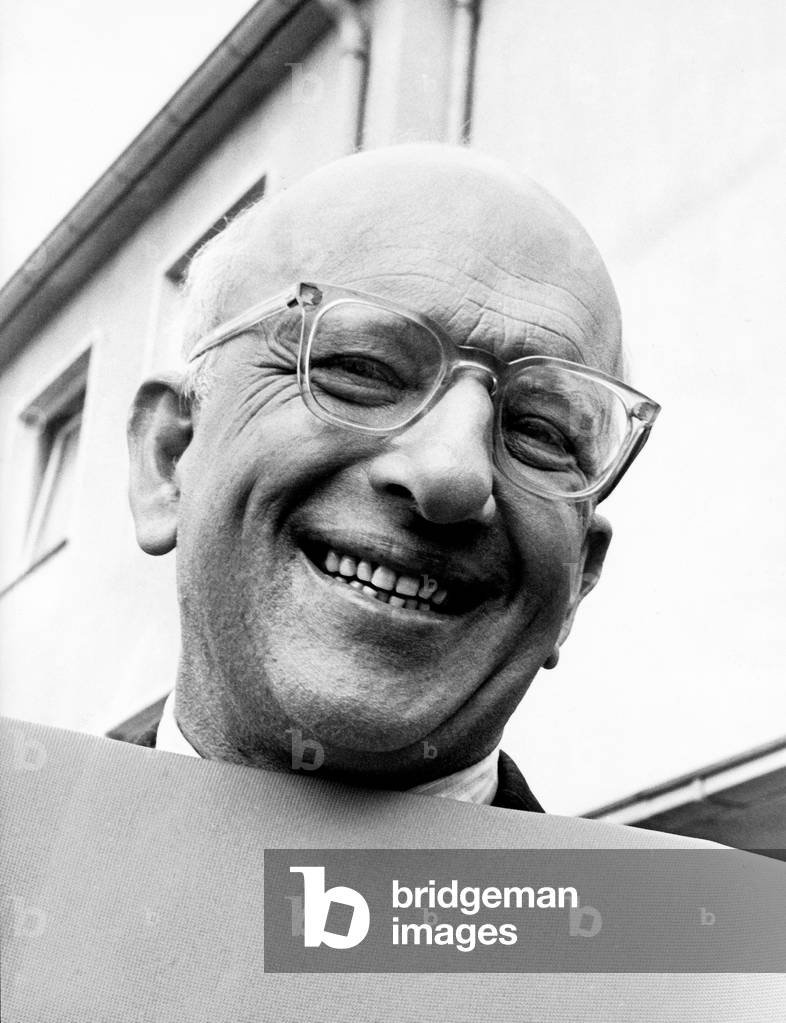 German cabaret artist, actor and author Werner Finck, Hamburg mid 1970s