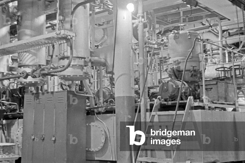 At the engine area of factory vessel 