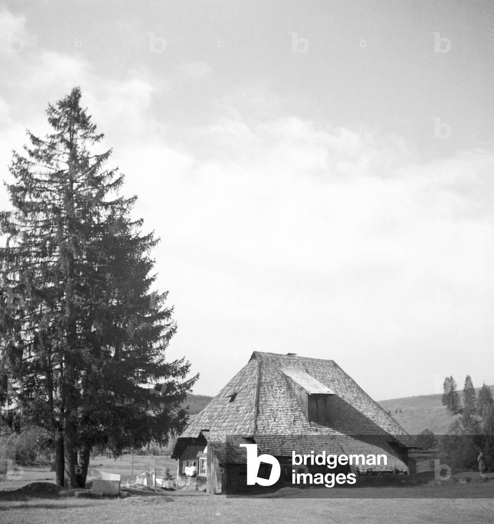 A trip to the Southern Black Forest, Germany 1930s (b/w photo)