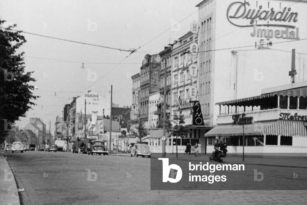 The Hamburg Reeperbahn, 1950s