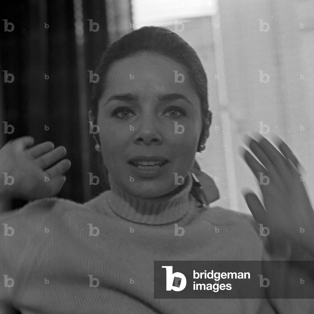 German actress Monika Peitsch, Germany 1960s