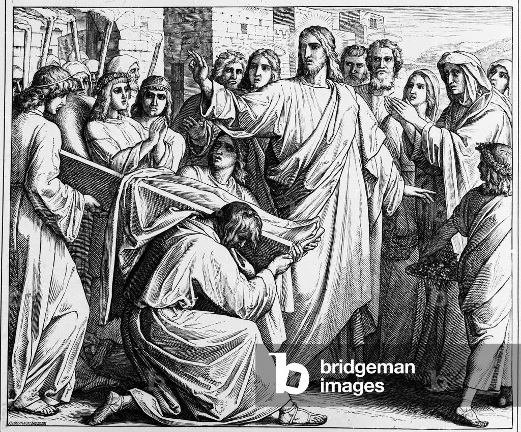 Scene from the New Testament of the Holy Bible