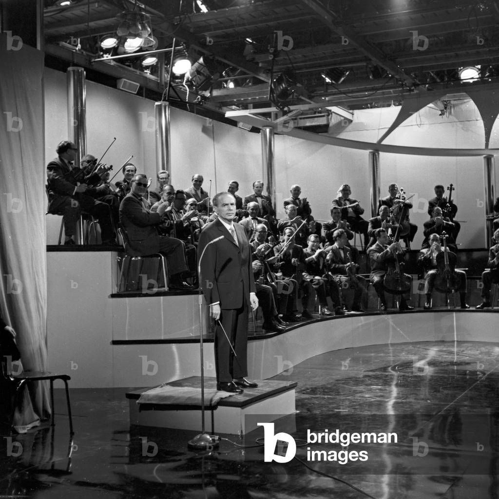 Harry Hermann and his orchestra at the NDR music TV show 