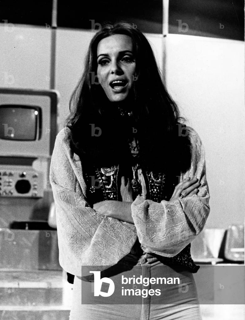 Israeli movie actress and singer Daliah Lavi, Germany 1970s