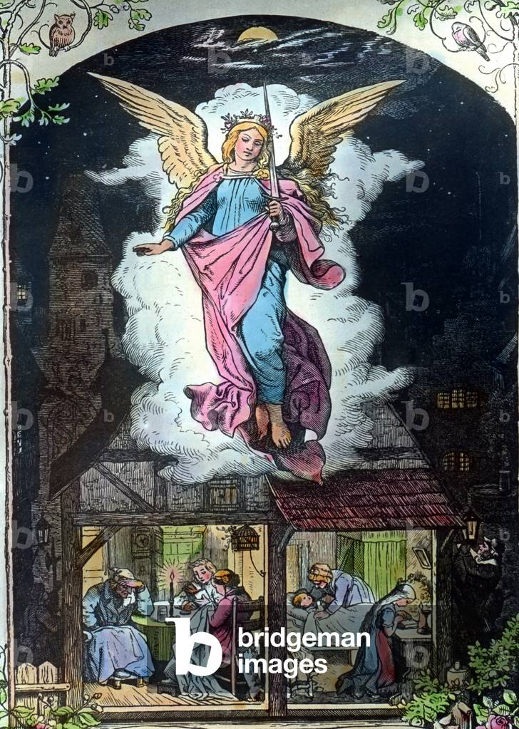 Engraving depicting peace, Germany 1920s