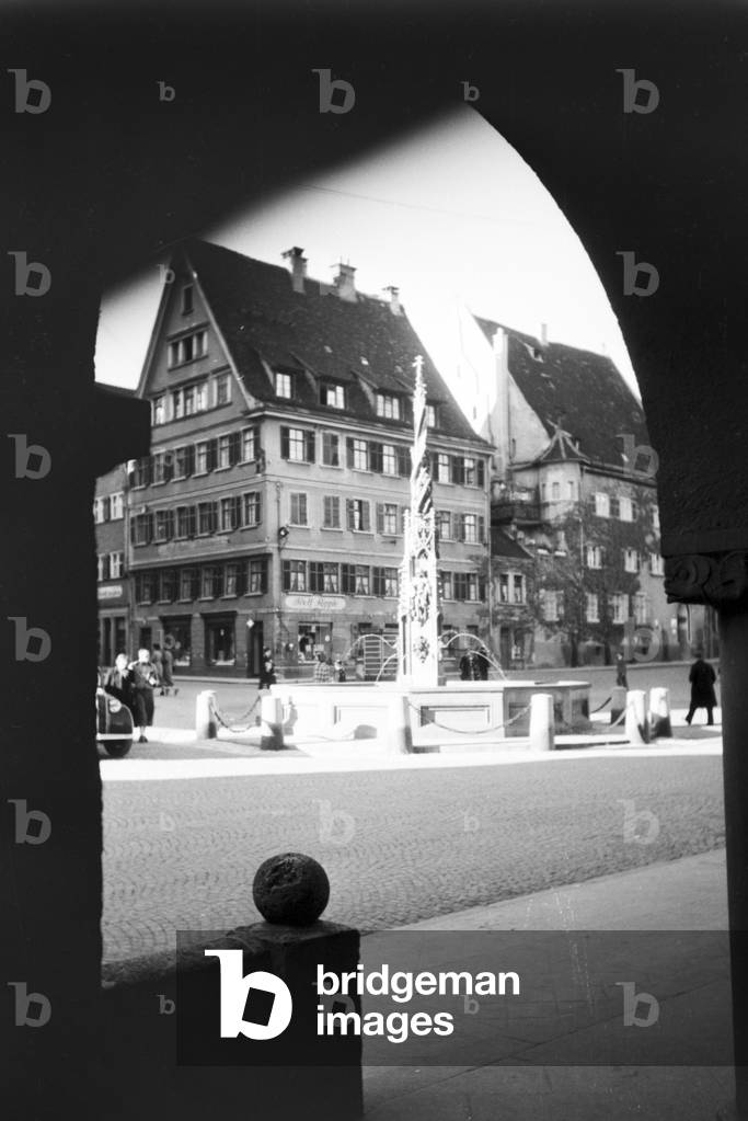 A trip to Ulm, Germany 1930s (b/w photo)