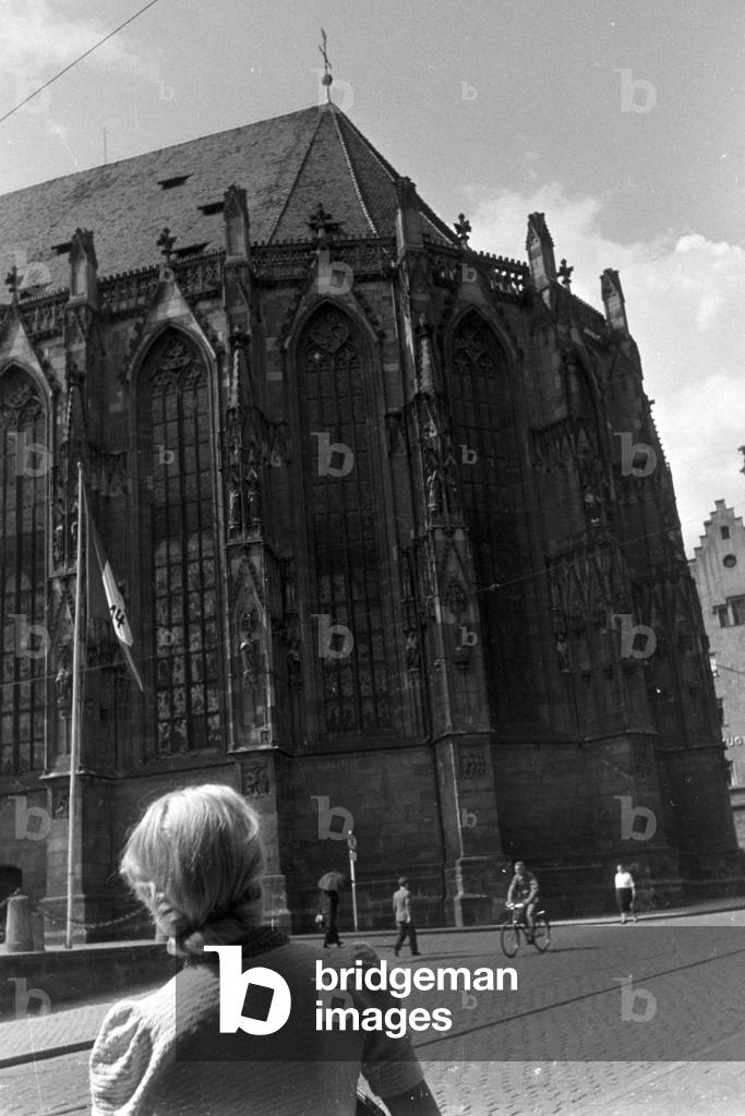 visitation of the citys Nürnberg and Cham, Germany 1930s (b/w photo)