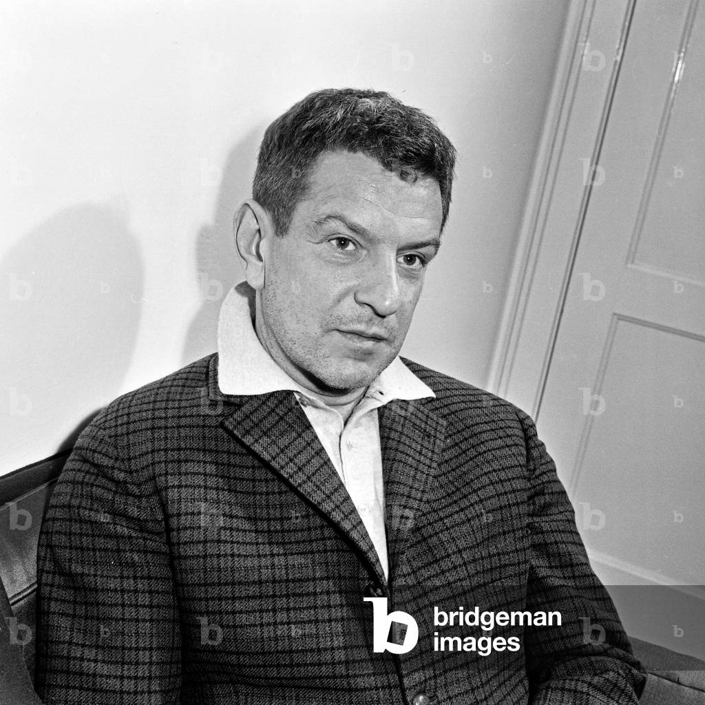 German American actor and director Ullrich Haupt at Hamburg, Germany 1960s