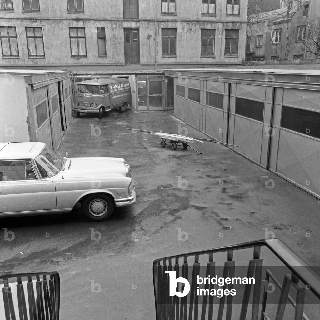 Court and factory halls of Musfeldt company, Germany 1960s