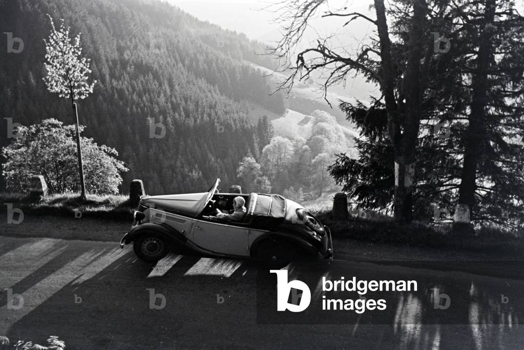 An excursion to the Black Forest, Germany 1930s (b/w photo)