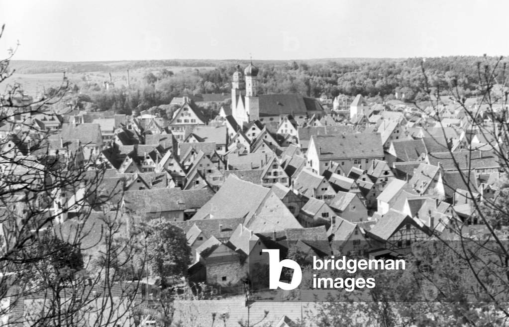 A trip to Ulm, Germany 1930s (b/w photo)