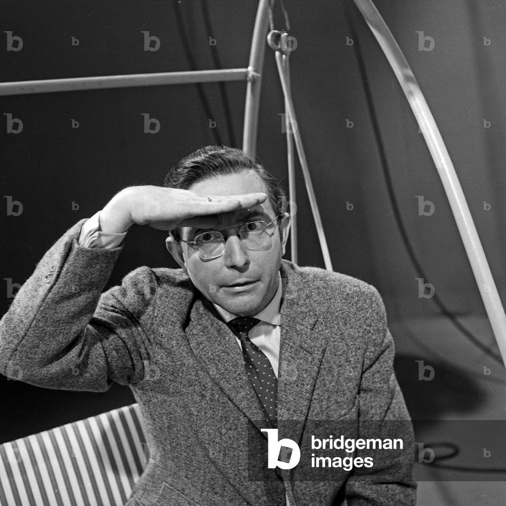 German (dubbing) actor Guenther Jerschke at Hamburg, Germany 1960s