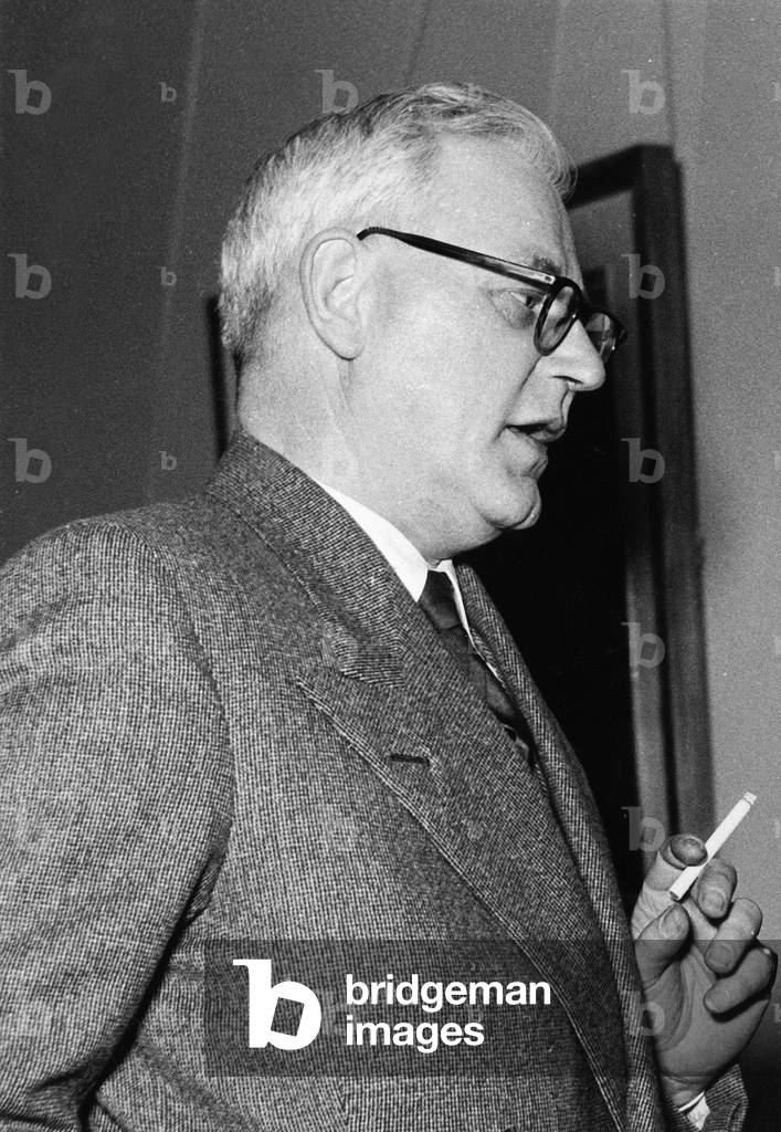German journalist and foreign correspondent Dr Ernst Adam, beginning 1960s