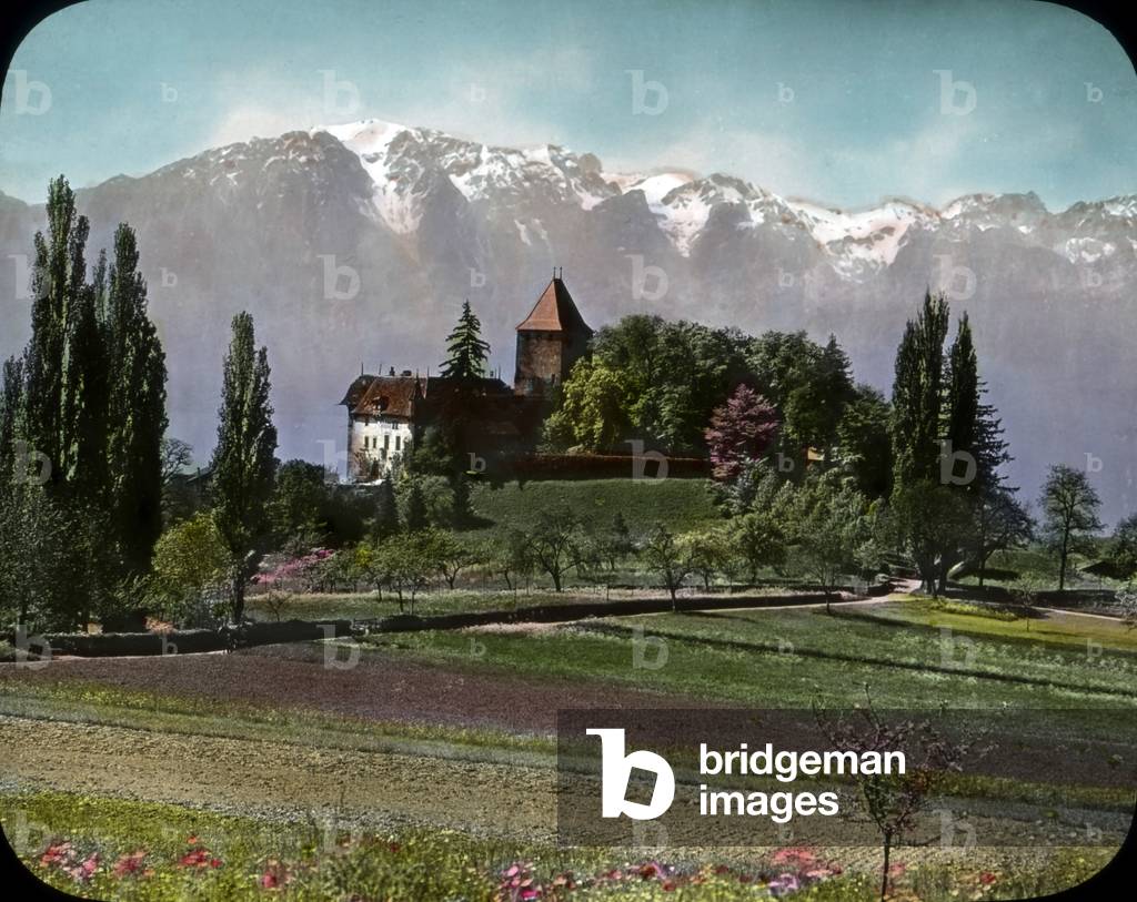 Blonay castle near Clarens, Switzerland 1930s