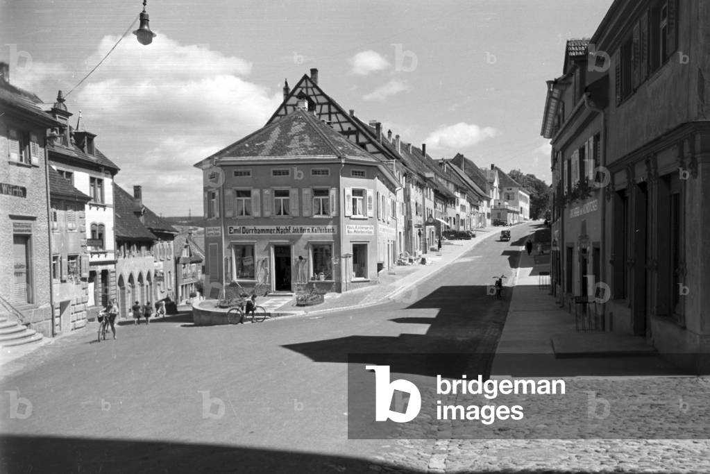 A round trip trough Baden-Württemberg, Germany 1930s (b/w photo)