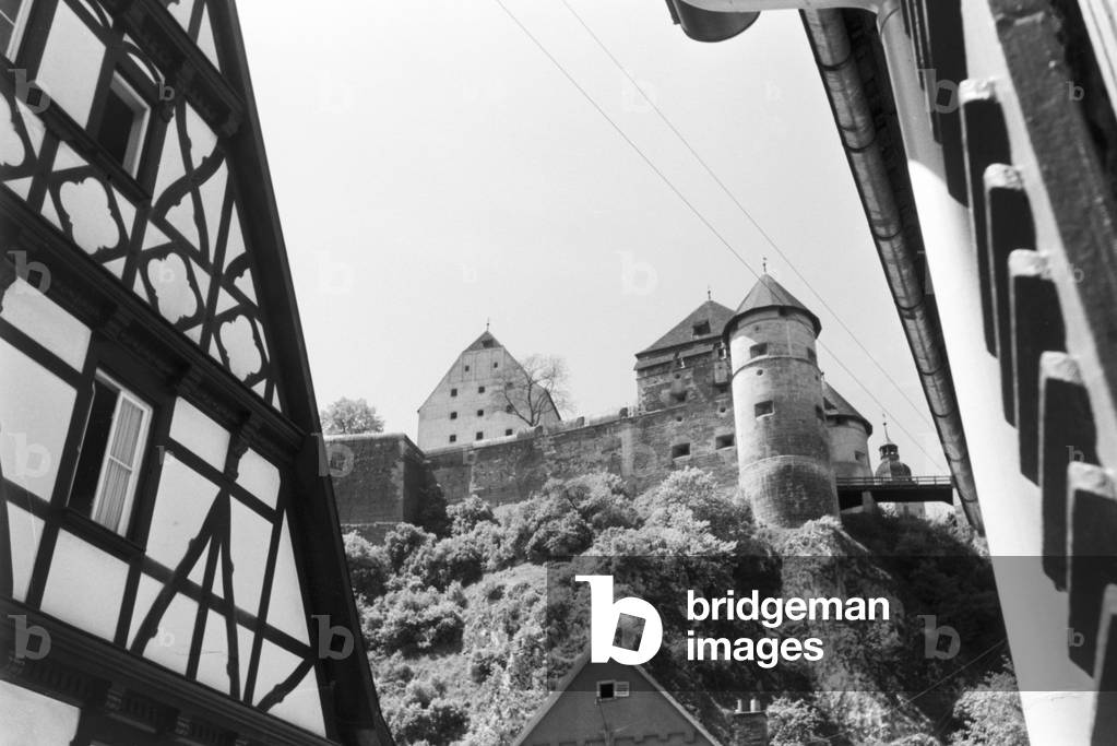 A trip to Giengen, Germany 1930s (b/w photo)