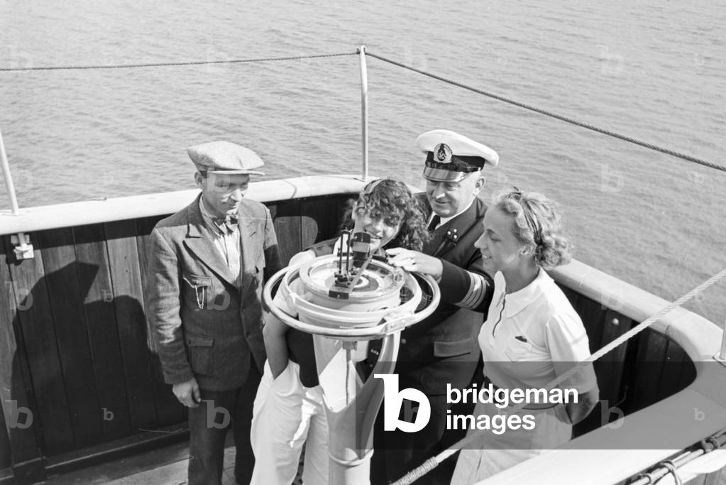 A cruise to Norway, Germany 1930s (b/w photo)
