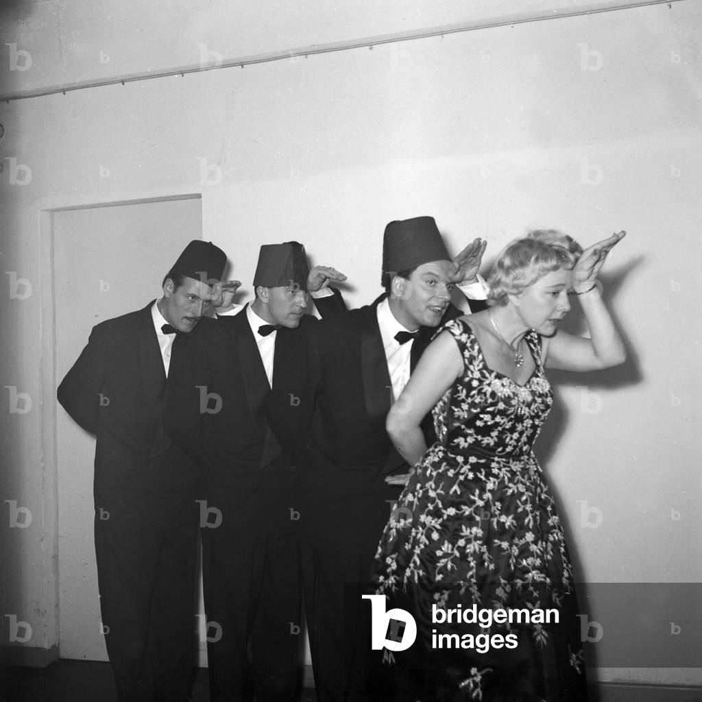 German Schlager group Friedel Hensch and die Cyprys, Kiel 1954