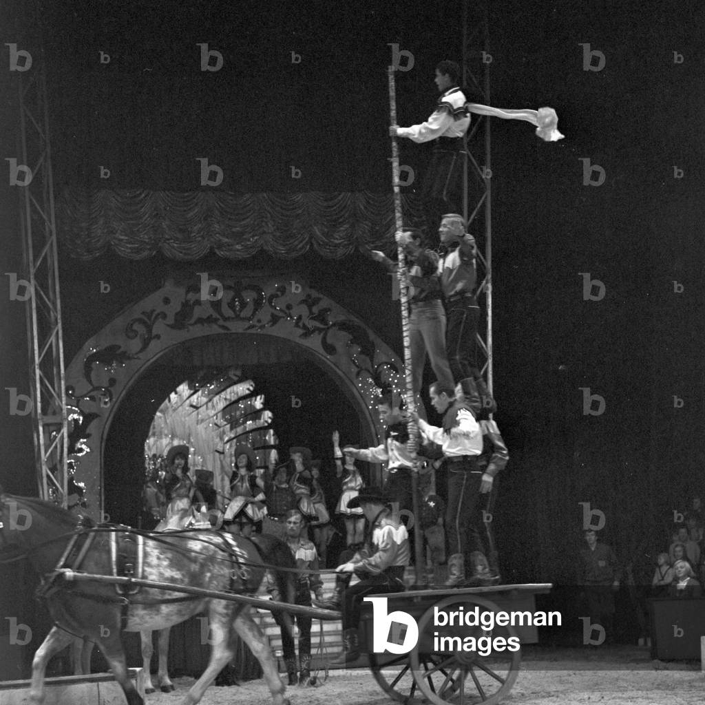 Circus Krone in the season 1965/66 at Hamburg, Germany 1960s