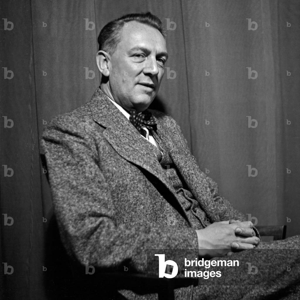 German art historian and publicist Dr Edwin Redslob, Germany 1937 (b/w photo)