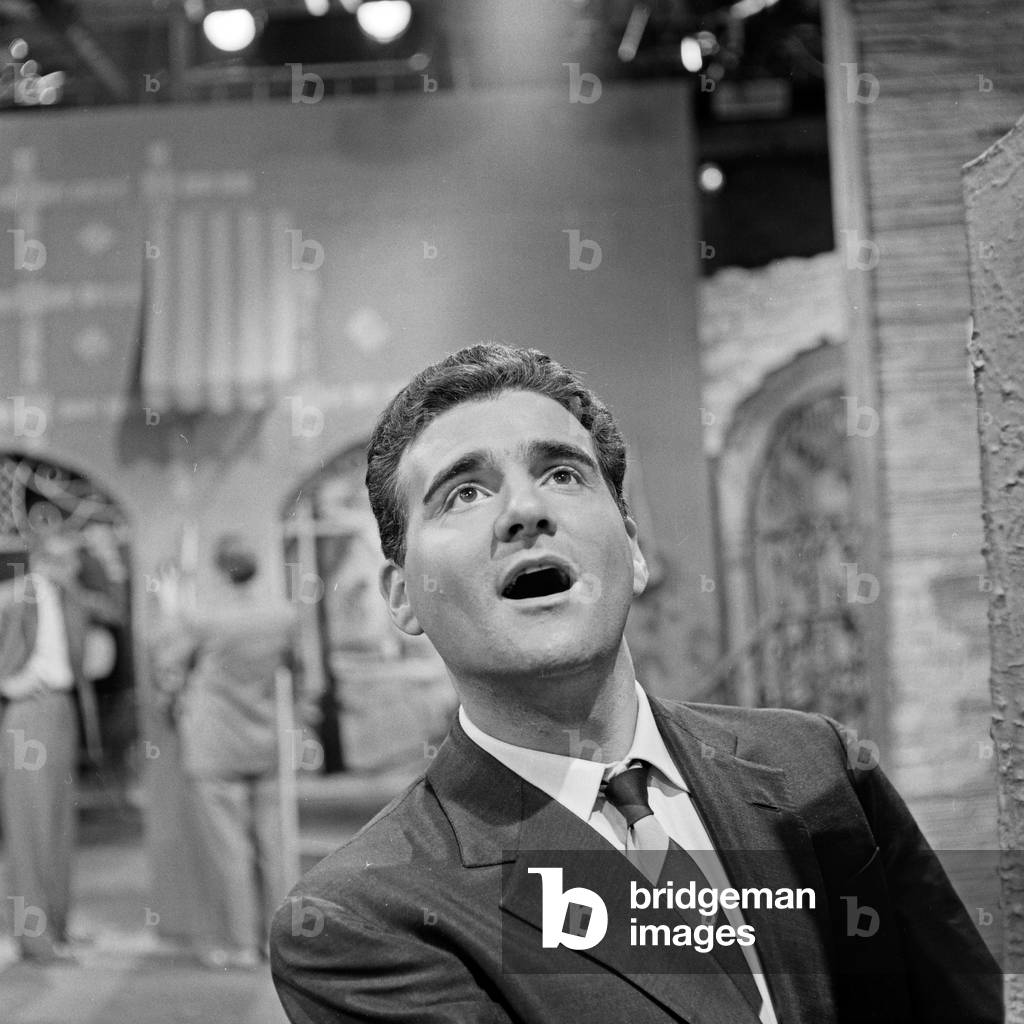 Italian Schlager singer Teddy Reno at the NDR music TV show 