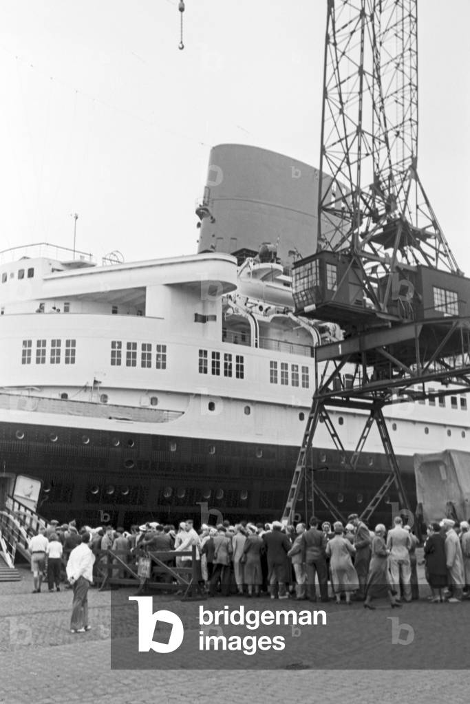 A cruise to Norway, Germany 1930s (b/w photo)