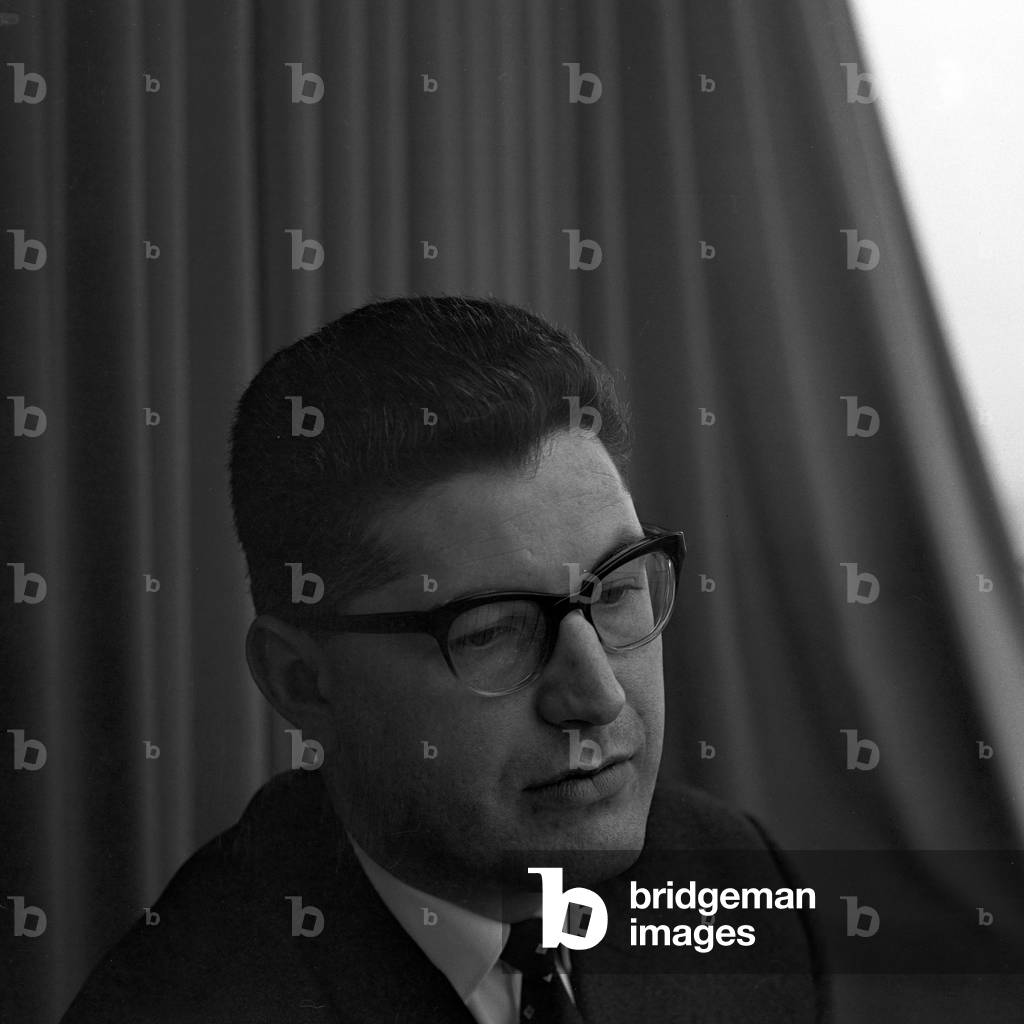 German music critic Peter Dannenberg at Hamburg, Germany 1960s