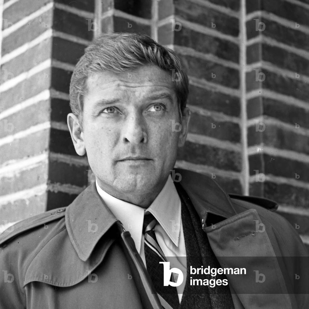 German actor Hans von Borsody as private investigator in the TV series 