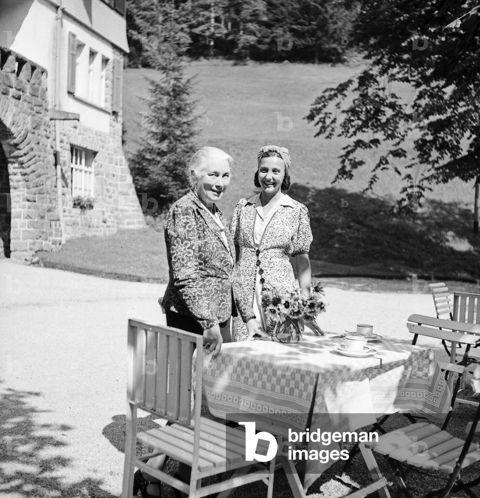 Summer in the Black Forrest, Germany 1930s (b/w photo)