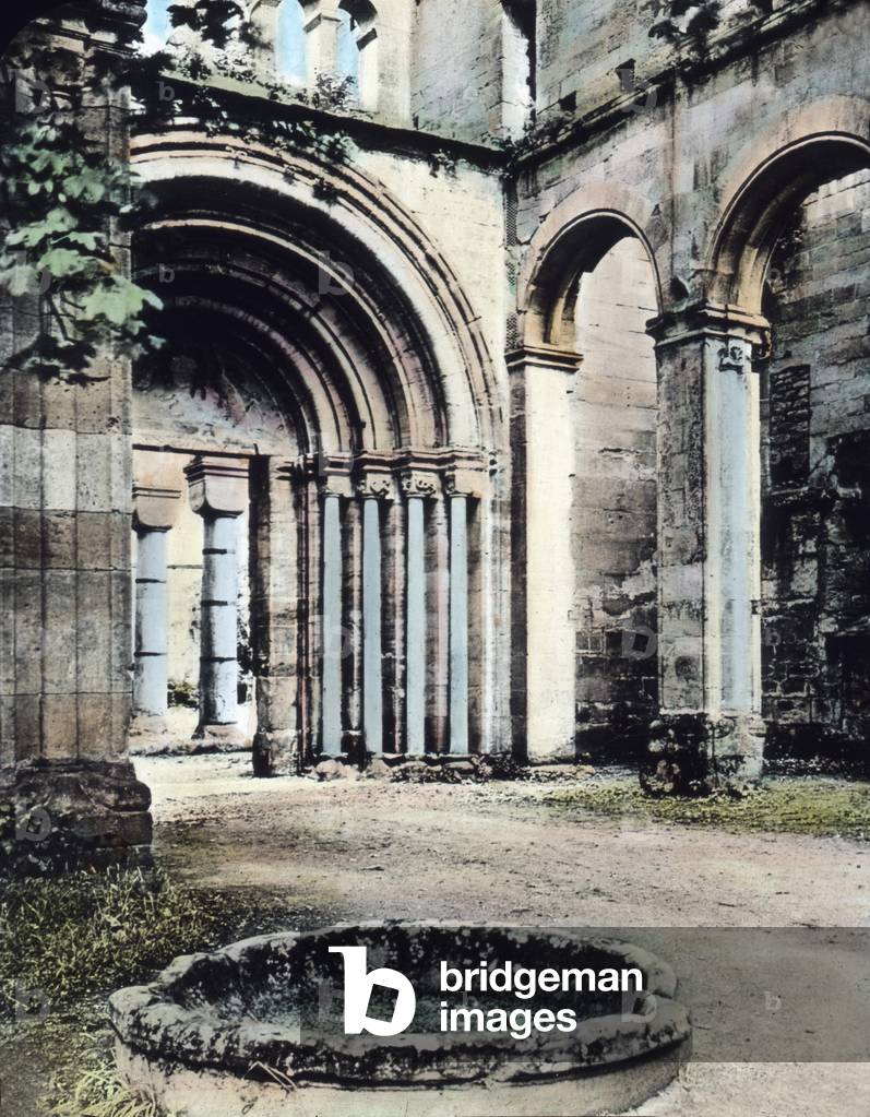 Remains of Benedictine monastery Paulinenzella, Thuringia, 1920s