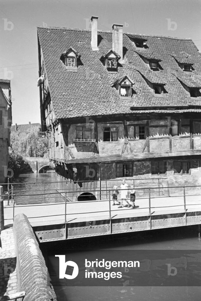 A trip to Ulm, Germany 1930s (b/w photo)