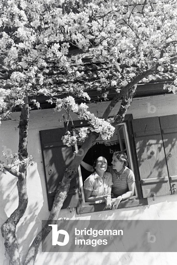 A trip into the Black Forest, Germany 1930s (b/w photo)
