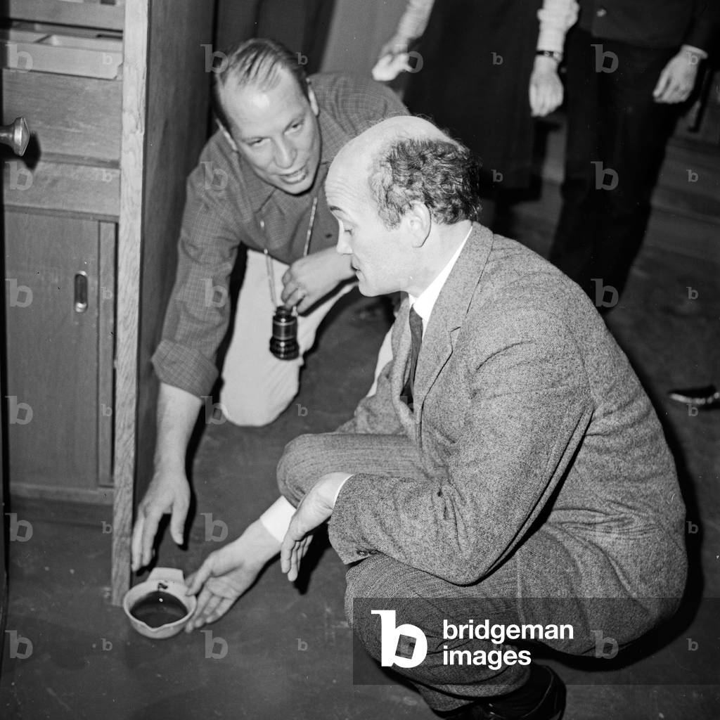 Deutschland 1966, Regisseeur Jürgen Roland (hinten)