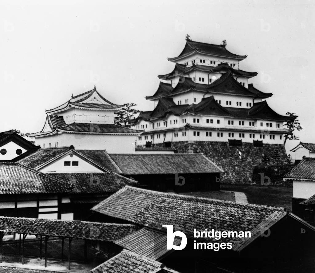 Temple area with pagods, China 1910s