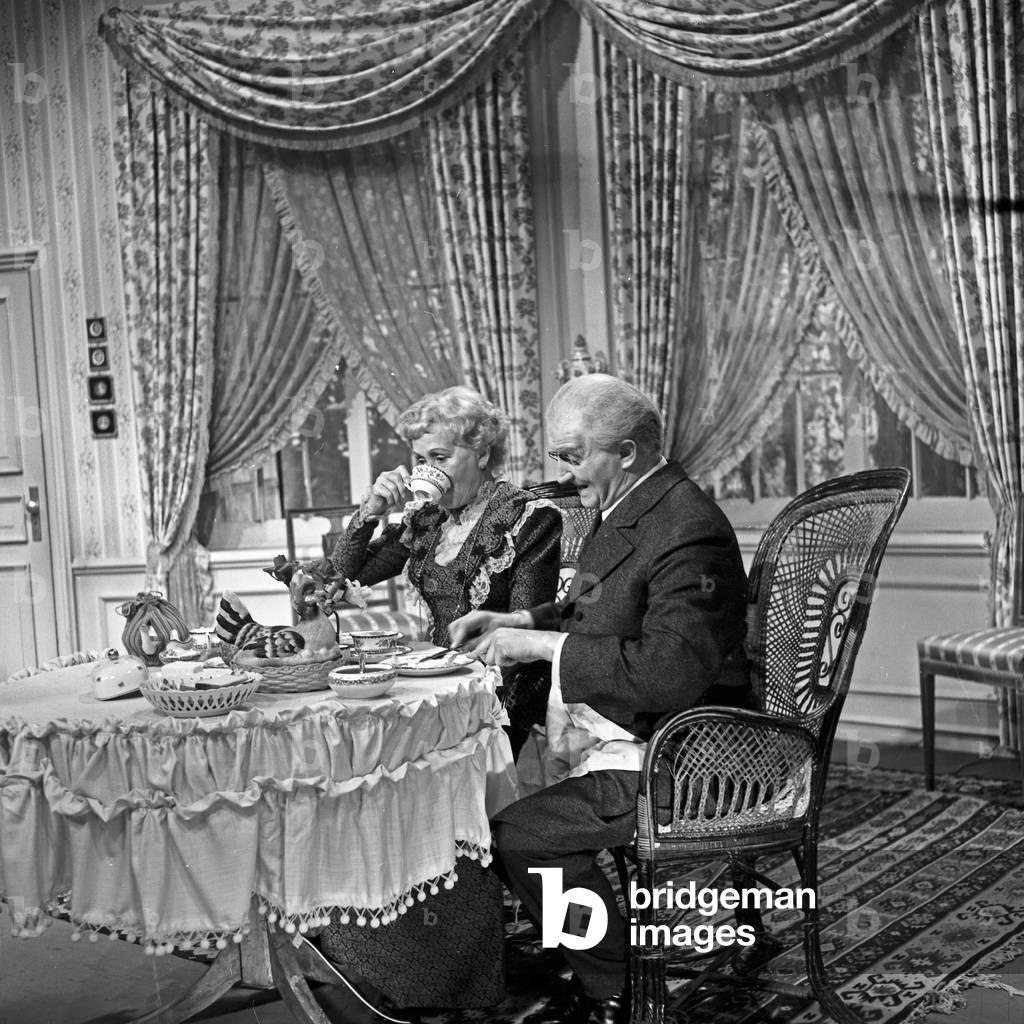 Professor and his wife in the one act play 