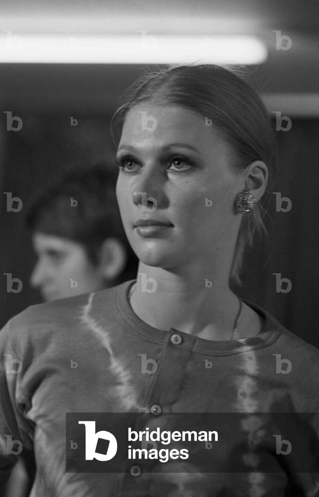 The ZDF TV ballet company during the training, Germany 1970