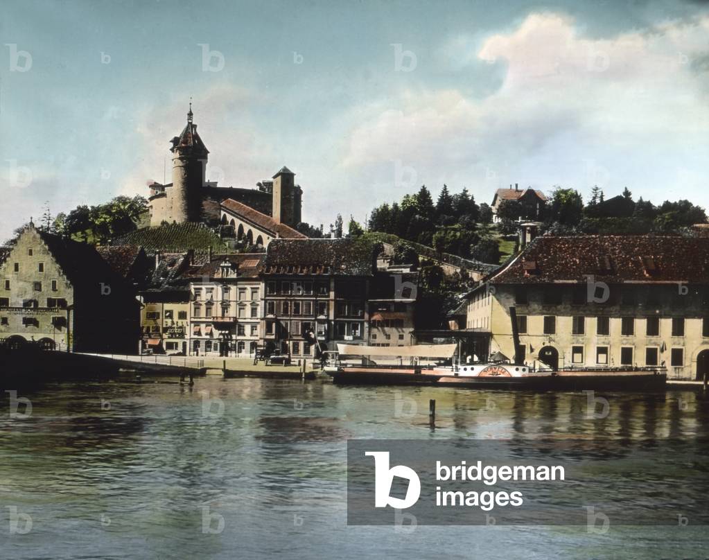City view of Schaffhausen, Switzerland 1930s