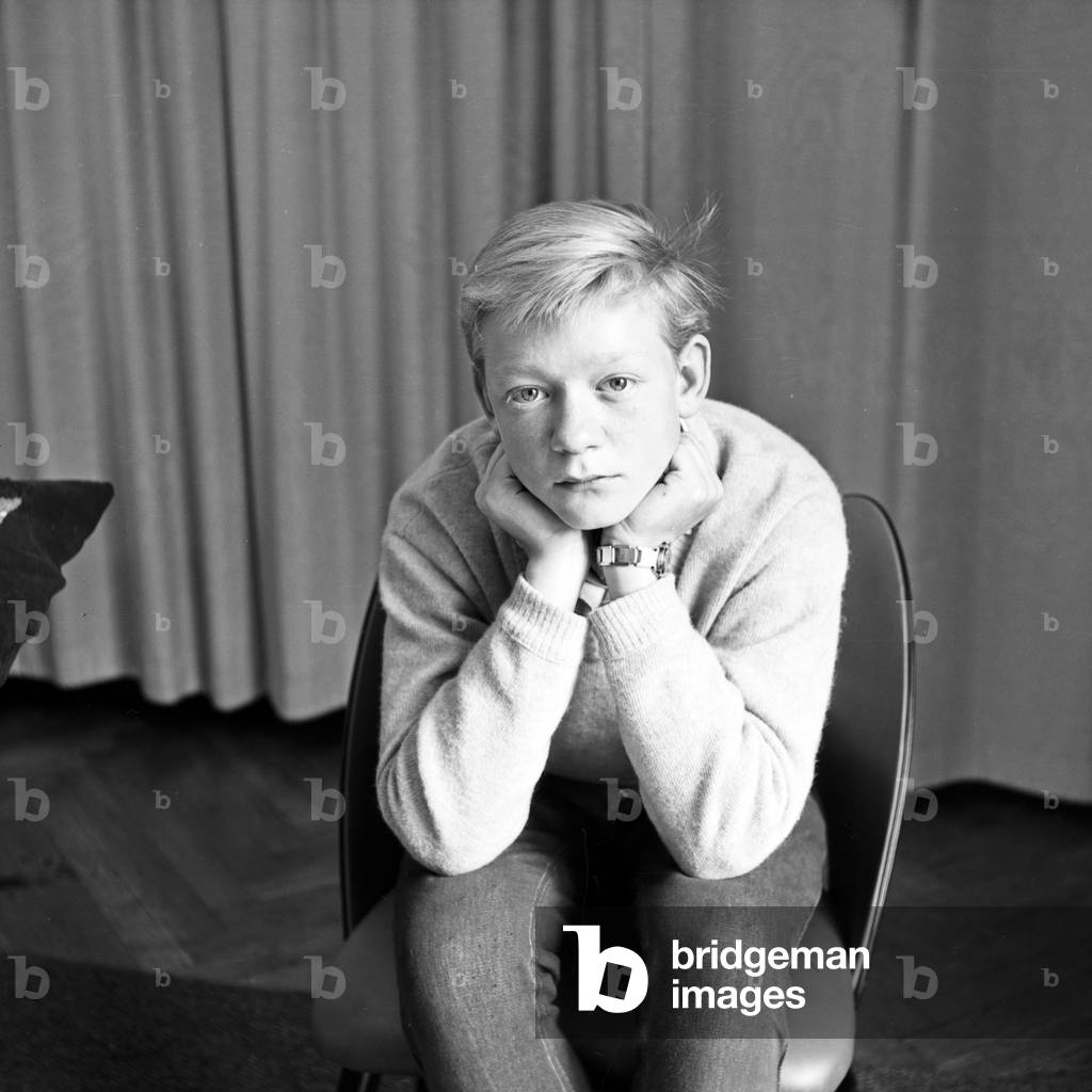 Son of cabaret artist and actor Kurt Klopsch at Hamburg, Germany 1950s