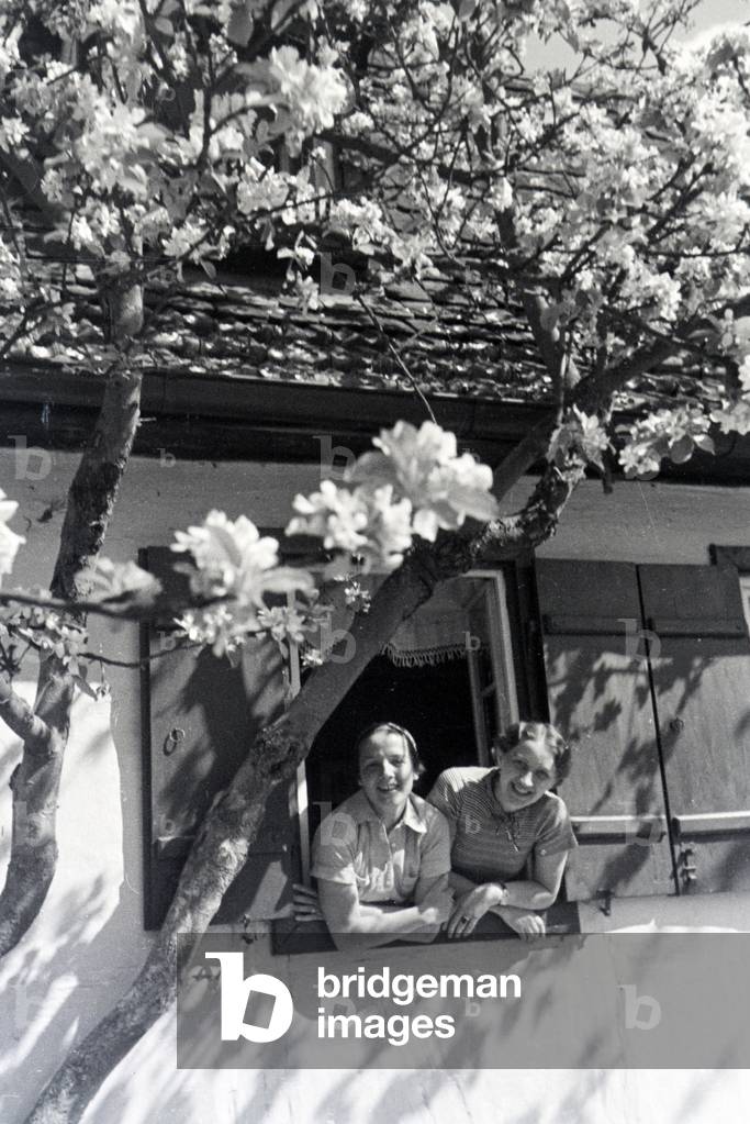 A trip into the Black Forest, Germany 1930s (b/w photo)