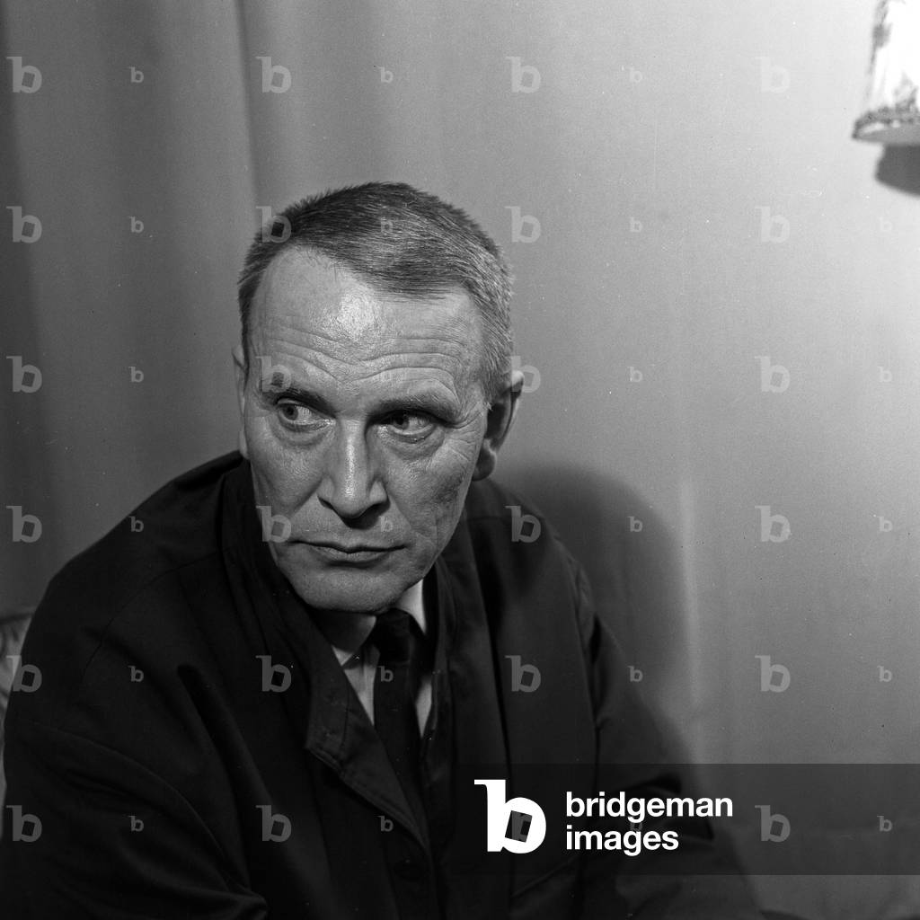 German actor and audio drama speaker Carl Lange, Germany 1960s