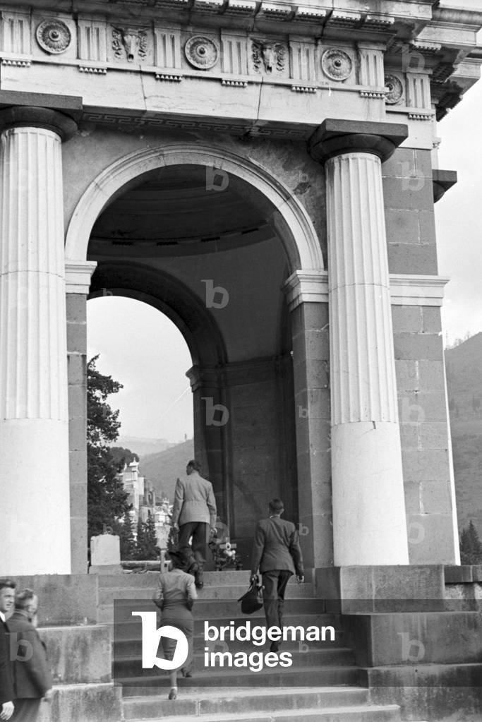 A trip to Italy, Italy 1930s (b/w photo)