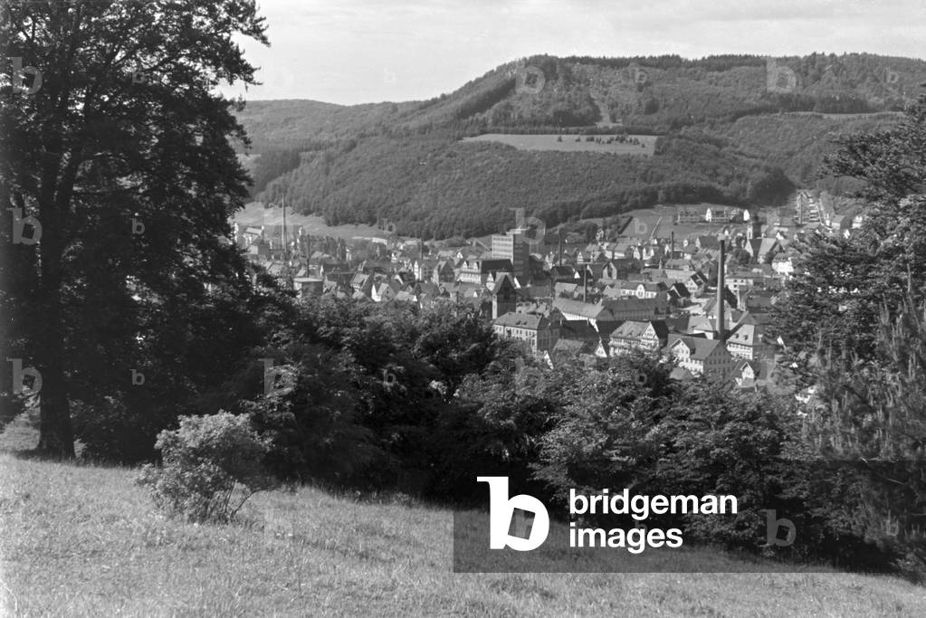 A trip to Tailfingen, Germany 1930s (b/w photo)