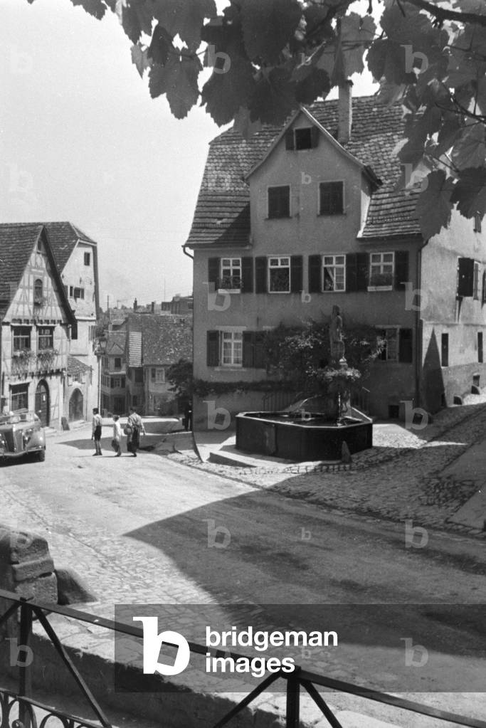 A trip to Marbach, Germany 1930s (b/w photo)